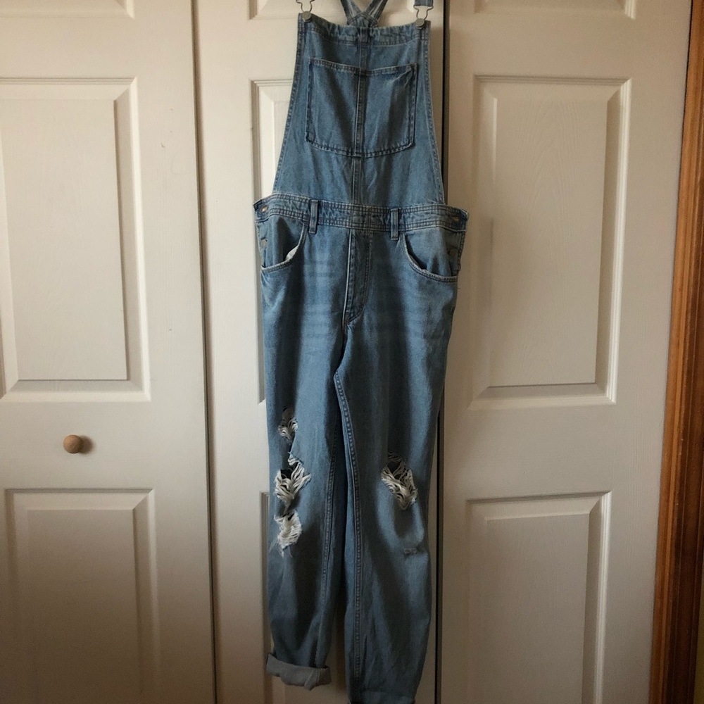 Distressed Overalls